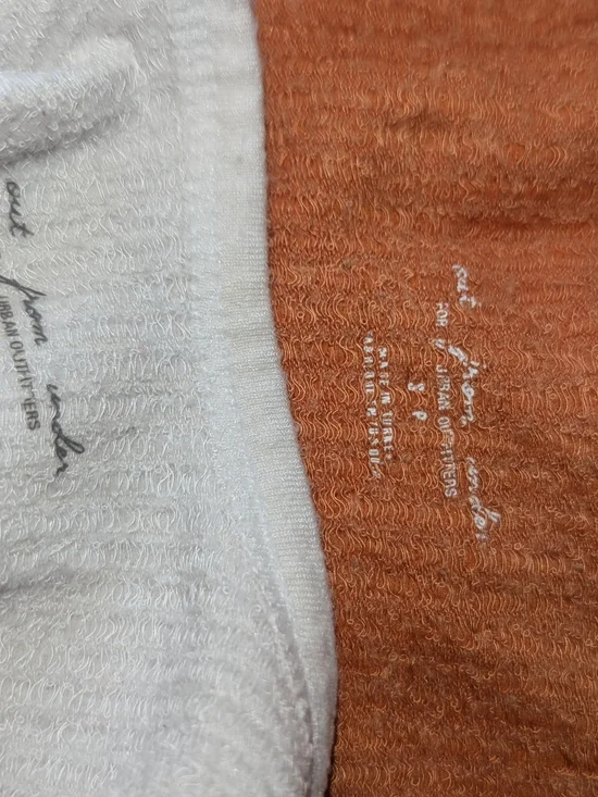 Urban Outfitters Ribbed V-Neck Tank Tops - White, Olive, Taupe, Orange - Picture 2 of 3